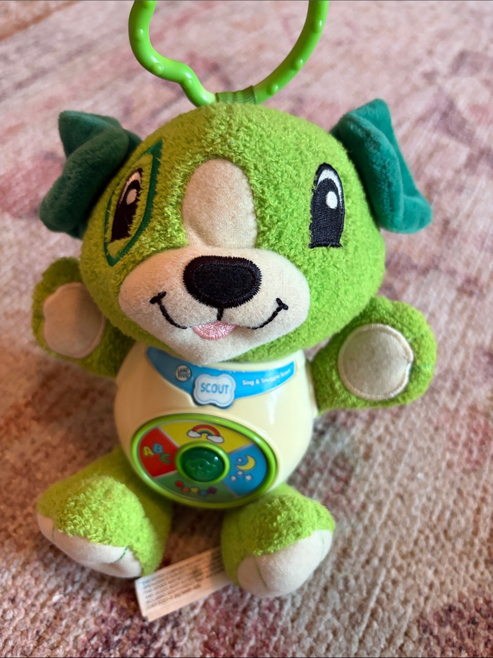 Scout Leapfrog sing & snuggle Green Interactive Learning Puppy Plush Toy